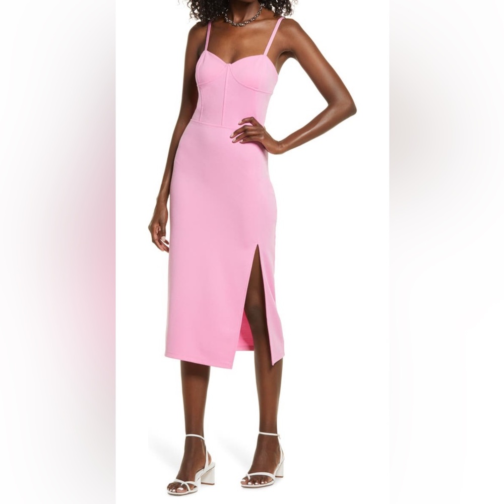 Open Edit Knit Corset Dress